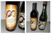 Rótulos personalizados para vinho.